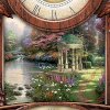 Thomas Kinkade Personalized Cuckoo Clock with Interchangeable Art Plaques_small 3