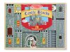 2 Item Bundle: Melissa & Doug 532 Castle Blocks Wooden Play Set + Free Activity Book_small 0