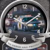 Cuckoo Clock: Serve And Protect Police With Car And Siren Cuckoo Clock by The Bradford Exchange_small 1