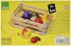 Vilac 13 Piece Wood Fruits and Vegetables in a Wood Crate_small 2