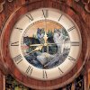 Terry Doughty Sentinels Of The Forest Wolf Art Chalet-Style Wooden Cuckoo Clock by The Bradford Exchange_small 2
