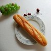 Moving Box 2 PCS PU Material Fake Cake Artificial French Long Bread Decoration Model Kitchen Toys Prop_small 0