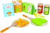 Hape E3116 Garden Salad and E3125 Pasta Wooden Play Food Sets with Coloring Book_small 4