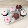 Six Knitted Cupcakes with Cupcake Tin_small 2