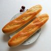 Moving Box 2 PCS PU Material Fake Cake Artificial French Long Bread Decoration Model Kitchen Toys Prop_small 1