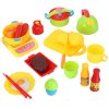 Children Funny Kitchen Ware Plastic Pretend Cooking Dishes Food Toy Colorful_small 1