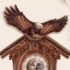 Timeless Majesty Collectible Cuckoo Clock With Bald Eagle Art by The Bradford Exchange_small 3