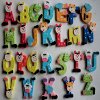 ABC(TM) 26pcs Wooden Cartoon Alphabet A-Z Magnets Child Educational Toy_small 4