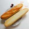 Moving Box 2 PCS PU Material Fake Cake Artificial French Long Bread Decoration Model Kitchen Toys Prop_small 3
