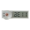 Great Value Clocks Practical Plastic Car Alarm Clock Sucker Silver_small 0