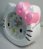 Hello Kitty Classical square clock Alarm Clock Bed Table Clock HKCL1R_small 0