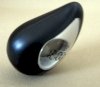 Miles Talking Black Teardrop Bobble Digital Alarm Desk Clock with Back-light - Tells Time and Temperature_small 0