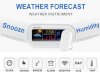 JCC Stylish Weather Station Weather Forcast Temperature Humidity Desk LCD Color Display Alarm Clock_small 0