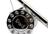 Miniature Silver Plated Fishing Rod Clock in a Personalised Gift Box Free Engraving_small 0