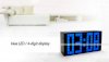 Large Big 4 6 Digit Jumbo LED Digital Alarm Calendar Snooze Wall Desk Clock (Blue / 4-digit version)_small 0