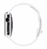 Đồng hồ thông minh Apple Watch 38mm Stainless Steel Case with White Sport Band - Ảnh 2
