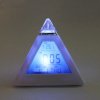 7 LED Color Change Pyramid Digital Alarm Clock_small 1