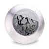 Hito™ LCD Bathroom Shower Clock displays Time, Date, Week and Temperature w/ suction cup, hanging hole AND table stand (Aluminum finish)_small 0