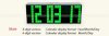 Xuuyuu (TM)Large Big 4 6 Digit Jumbo LED Digital Alarm Calendar Snooze Wall Desk Clock (green, 6-digit version)_small 3