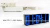 Xuuyuu (TM)Large Big 4 6 Digit Jumbo LED Digital Alarm Calendar Snooze Wall Desk Clock (blue, 6-digit version)_small 0