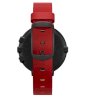 Đồng hồ thông minh Pebble Time Round Black with Flame Red Leather_small 4