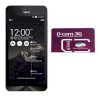 Bộ 1 Asus Zenfone C ZC451CG 1GB RAM (Charcoal Black) và 1 Sim 3G_small 3