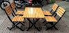 Bộ bàn ghế cafe gỗ thông BGT05 - Ảnh 6