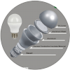 Bóng đèn Led Bulb tích điện Smartcharge 7W_small 0