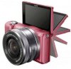 Sony Alpha A5000 (E 16-50mm F3.5-5.6 OSS) Lens Kit Pink_small 0