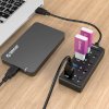 Hub USB 3.0 4 port Orico W9PH4 Black - Ảnh 3