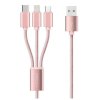 Cáp sạc 3 đầu Rock 3 in 1 Charging Cable with Version B RCB0436_small 1