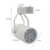 Bộ đèn led chiếu điểm 7W và Thanh ray treo trần_small 2