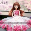 Búp bê khớp Angela (váy hồng) - 12 khớp - Ảnh 3