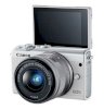 Máy ảnh số chuyên dụng Canon EOS M100 (EF-M 15-45mm F3.5-6.3 IS STM) Lens Kit - White_small 1