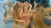 Bộ bàn ghế giả cổ hoa lá tây gỗ lim Đồ gỗ Đỗ Mạnh - Ảnh 9