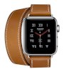 Đồng hồ thông minh Apple Watch Hermès Series 3 38mm Stainless Steel Case with Fauve Barenia Leather Double Tour_small 0