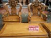 Bộ bàn ghế giả cổ hoa lá tây gỗ lim Đồ gỗ Đỗ Mạnh - Ảnh 4