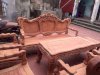 Bộ bàn ghế kiểu Louis Pháp gỗ hương đá - Ảnh 7