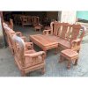 Bộ bàn ghế Minh Quốc triện gỗ hương đá - Ảnh 9