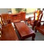 Bộ bàn ghế Minh Quốc đào gỗ xoan ta Đồ gỗ Đỗ Mạnh DM10 - Ảnh 3