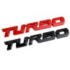 Tem logo nổi Turbo dán trang trí xe TB02 (trắng)_small 0