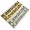 Tem chữ nổi Kawasaki  dán trang trí xe 18*2.5CM (đen) - Ảnh 2