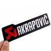Tem logo nổi Akrapovic dán trang trí xe - Ảnh 2