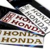 Tem logo chữ nổi HONDA dán trang trí xe HD03 (TRẮNG) - Ảnh 7