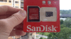 Sandisk microSDHC 16GB w/adapter 