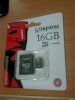 Thẻ nhớ MicroSD 16GB Kingston 80x KGT16