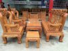 Bộ bàn ghế giả cổ trạm quốc đào gỗ gõ đỏ Đồ gỗ Đỗ Mạnh - Ảnh 2