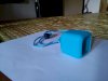 Bọc cao su đựng máy quay Polaroid Cube - Bumper Case (Xanh)