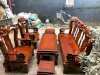 Bộ bàn ghế gỗ tràm phun pu giả mun Đồ gỗ Đỗ Mạnh DM9 - Ảnh 2