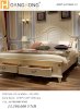 Giường ngủ gỗ tự nhiên nhập khẩu HHP-GN606-19 - Ảnh 2